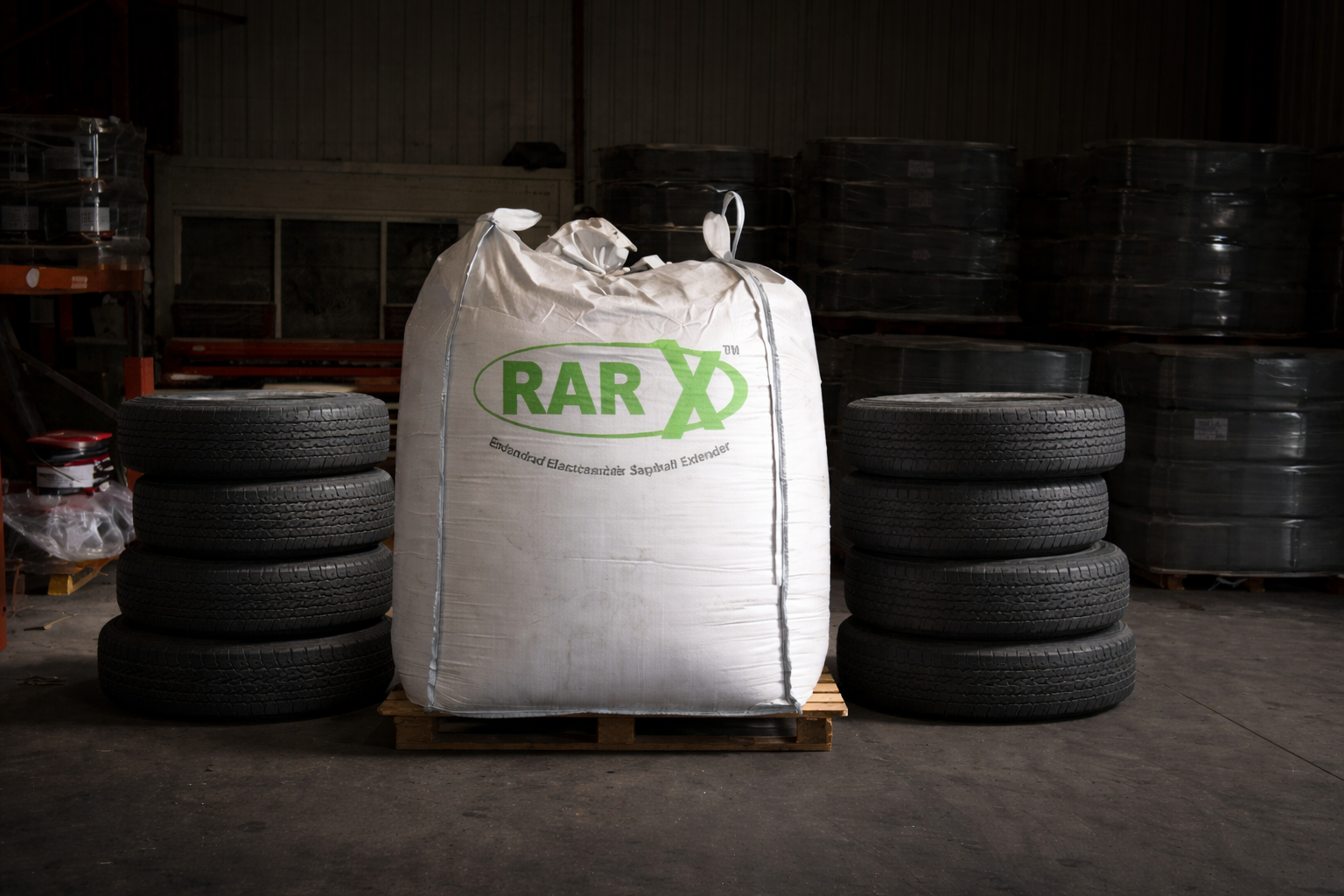 High performance asphalt road using recycled tyre rubber RARx